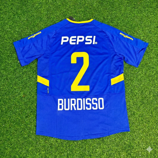 Nicolas Burdisso Boca Juniors 2003 2004 Retro Jersey Maillot Trikot Maglia Soccer Shirt