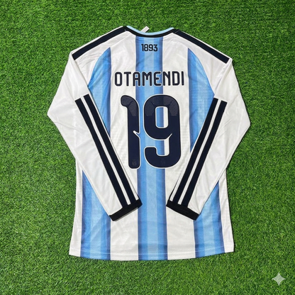 Nicolás Otamendi #19 Argentina 2026 World Cup Long Sleeve Football Jersey Kit