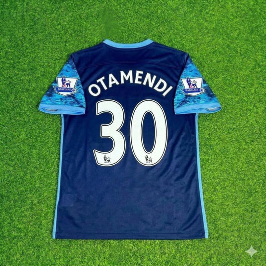 Nicolás Otamendi 30- Manchester City 2016 2017 Season Retro Jersey Maillot Trikot Maglia