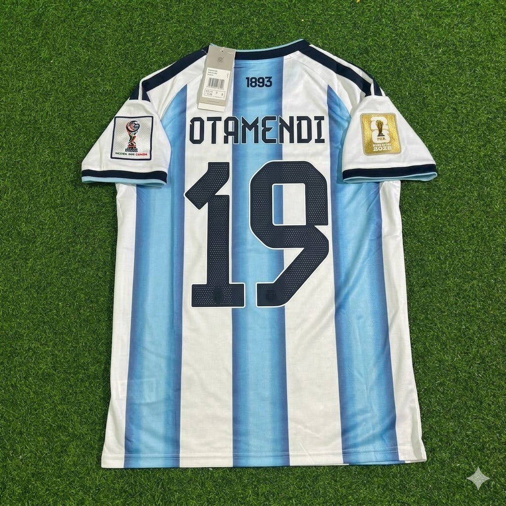 Nicolas Otamendi Argentina 2026 World Cup Football Jersey Kit