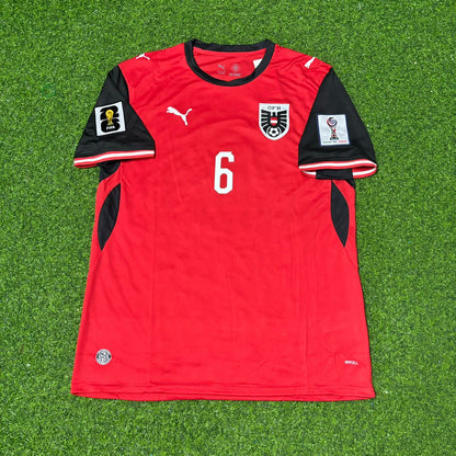 Nicolas Seiwald 6- Austria 2026 World Cup Kit Jersey Trikot Maillot