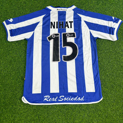 Nihat Kahveci Real Sociedad 2002-2003 Retro Football Jersey
