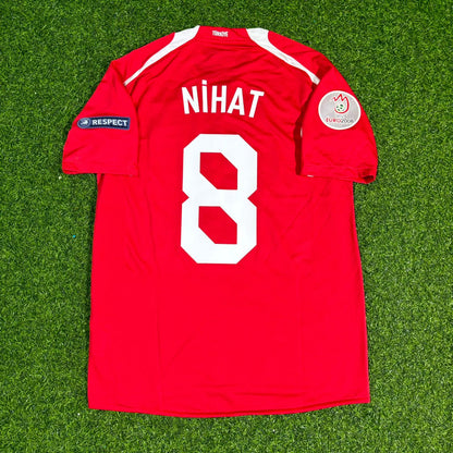Nihat Kahveci #8 Türkiye Euro 2008 Turkey Retro Football Jersey