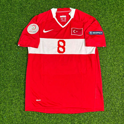 Nihat Kahveci #8 Türkiye Euro 2008 Turkey Retro Football Jersey