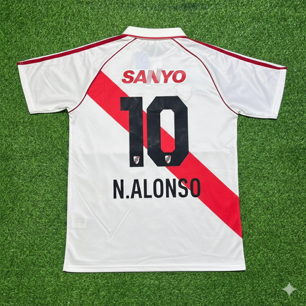 Norberto Alonso River Plate Retro Home Football Jersey