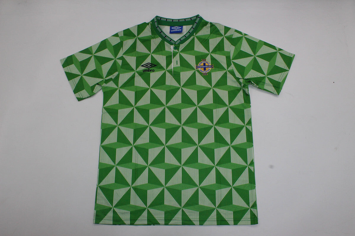 Northern Ireland 1990/1992 Home Retro Football Jersey