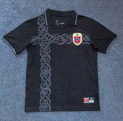 Norway 2026 World Cup Black Football Jersey