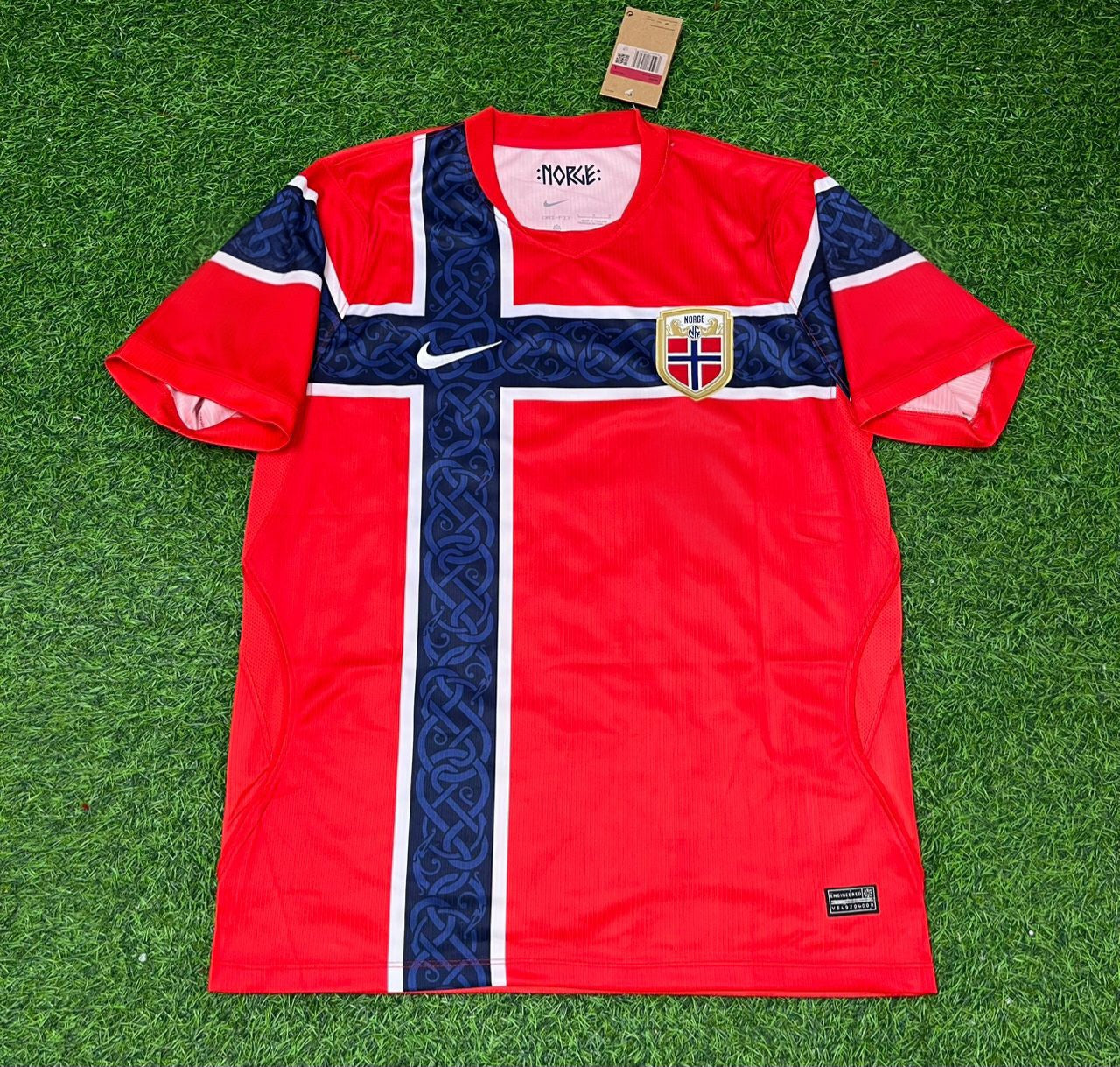 Ole Gunnar Solskjaer #10 Norway Home Retro Football Jersey