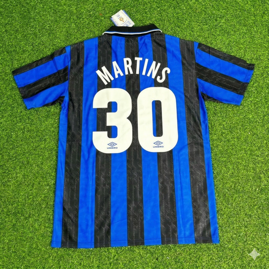 Obafemi Martins Inter Home Retro Football Jersey