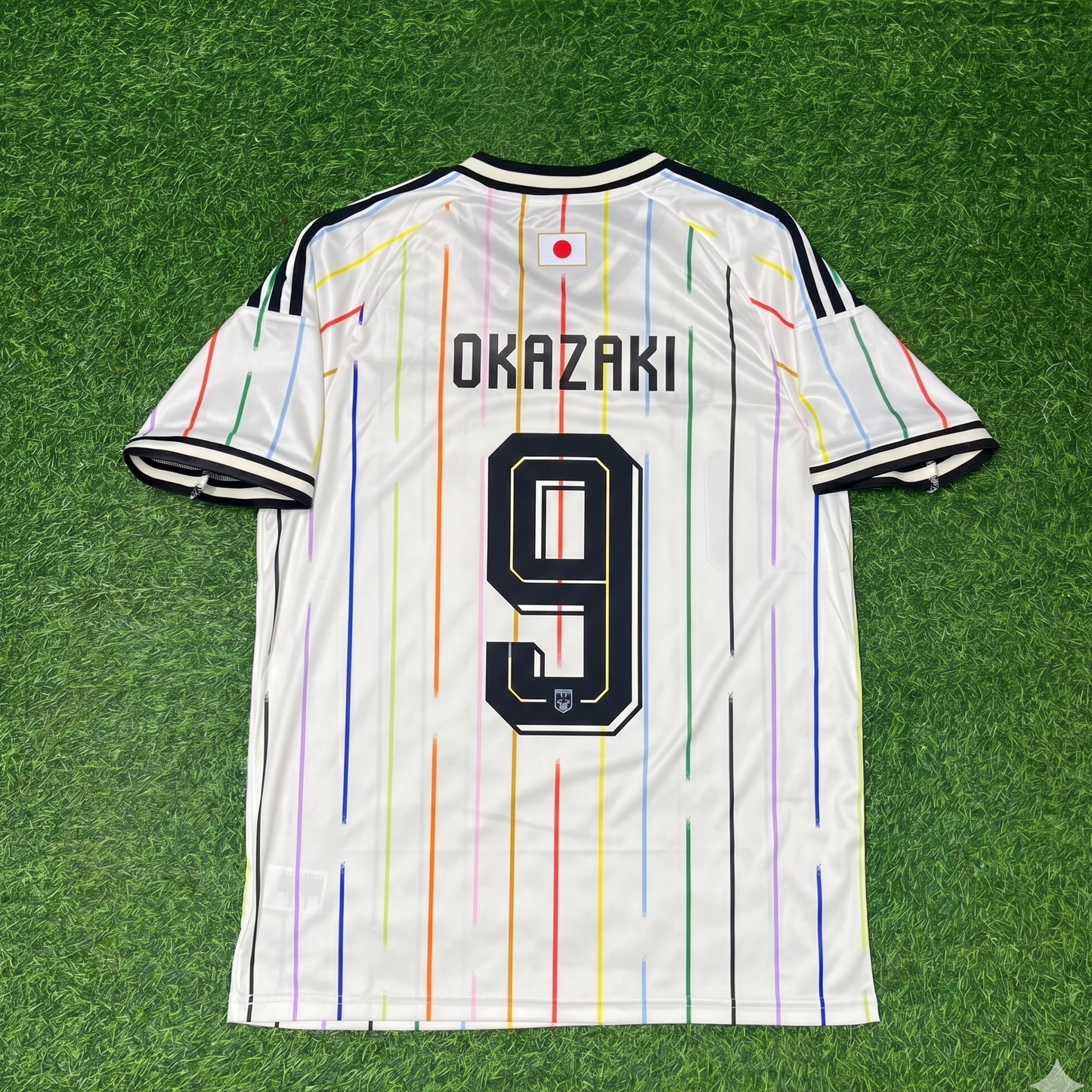 Shinji Okazaki Japan Away White Football Jersey Trikot Maillot