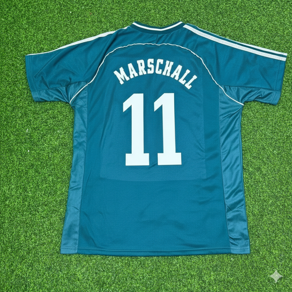 Olaf Marschall Germany 1998 World Cup Away Retro Football Jersey