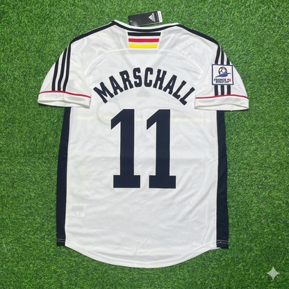 Olaf Marschall Deutschland 1998 Weltmeisterschaft Retro Fußballtrikot
