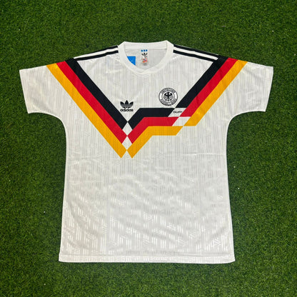 Olaf Thon Germany 1990 World Cup Retro Football Jersey Trikot Maillot