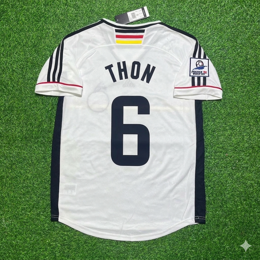 Olaf Thon Deutschland 1998 Weltmeisterschaft Retro Fußballtrikot