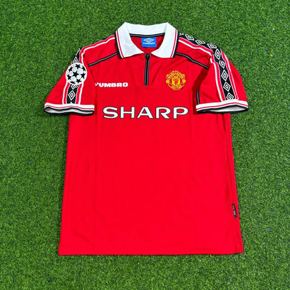 Ole Gunnar Solskjær Manchester United 1998-1999 Special Edition Retro Football Jersey