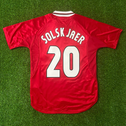 Ole Gunnar Solskjær Manchester United 1999 2000 Retro Retro Jersey Trikot Maillot