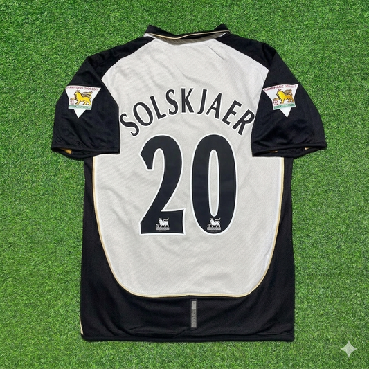 Ole Gunnar Solskjær #20 Manchester United 2001-2002 Reversible Retro Jersey