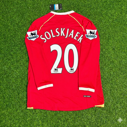 Ole Gunnar Solskjaer Manchester United 2006-2007 Red Jersey Trikot