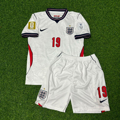 Ollie Watkins #19 England 2026 World Cup KIDS Home White Football Jersey