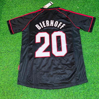 Oliver Bierhoff #20 AC Milan 1998-1999 Black Retro Football Jersey