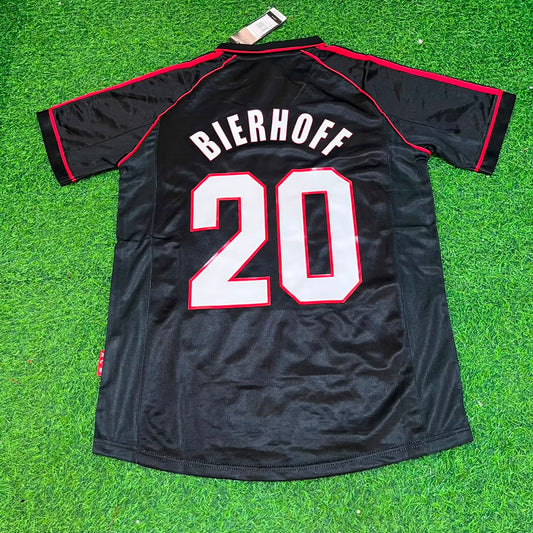 Oliver Bierhoff #20 AC Milan 1998-1999 Black Retro Football Jersey