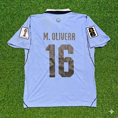 Mathías Olivera #16 Uruguay 2026 World Cup Home Sky Blue Jersey