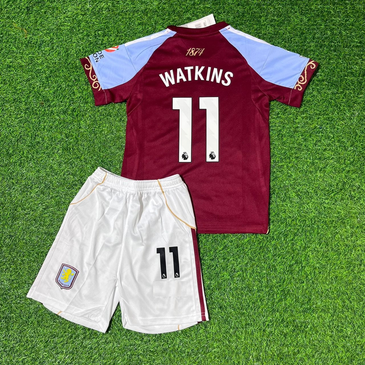 Ollie Watkins 11 Aston Villa 2026 Kids Home New Season Football Jersey