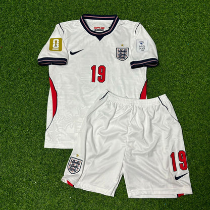 Ollie Watkins #19 England 2026 World Cup KIDS Home White Football Jersey