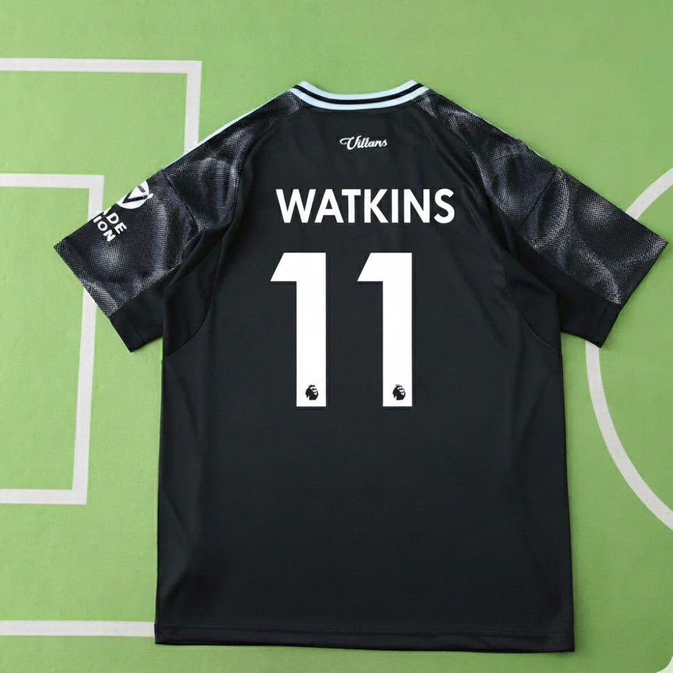 Ollie Watkins 11- Aston Villa 2026 Away New season Jersey Trikot Maillot