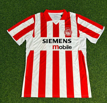 Olympiacos 2004-2005 Retro Home Football Jersey Trikot Maillot
