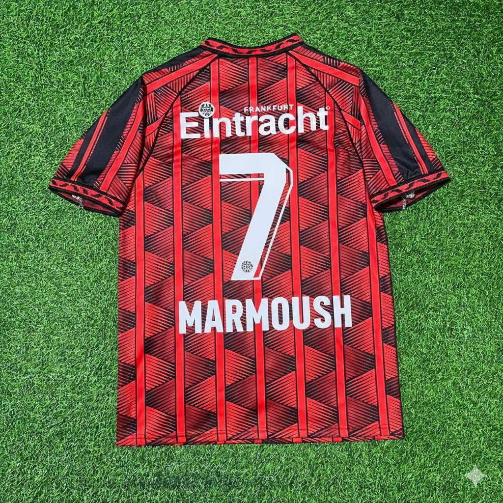 Omar Marmoush 7- Eintracht Frankfurt Retro Fußballtrikot