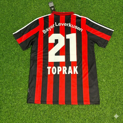 Maillot de football rétro domicile Omer Toprak Bayer Leverkusen