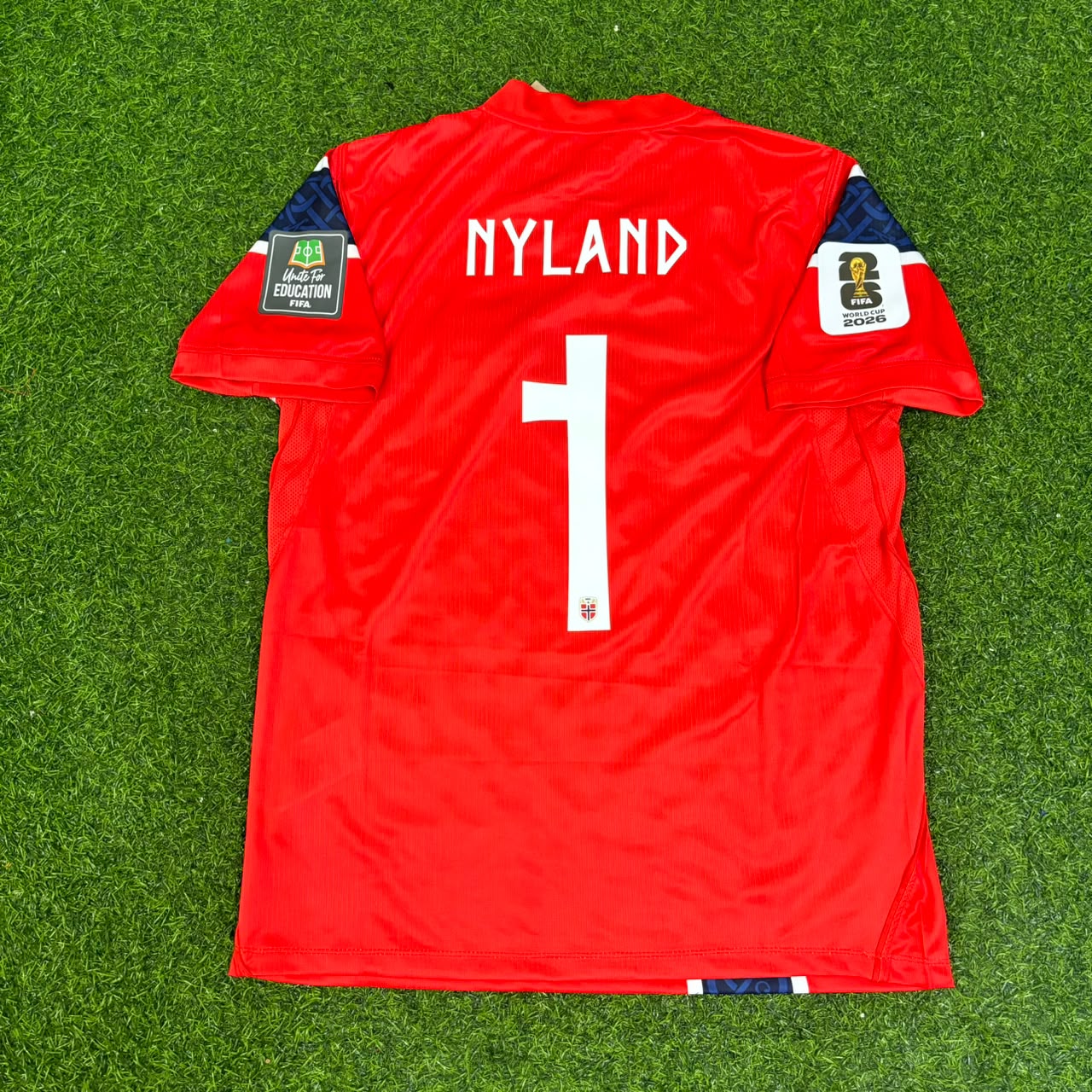 Ørjan Nyland Norwegen Torwart WM 2026 Heimtrikot