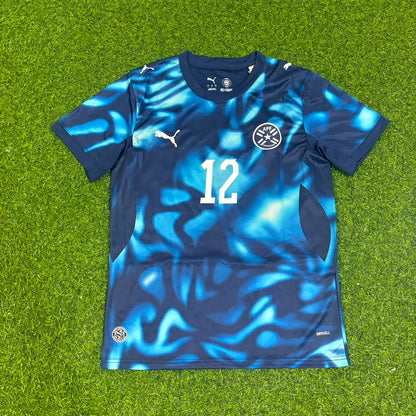 Orlando Gill Paraguay World Cup 2026 Black Football Jersey Shirt Trikot Maillot
