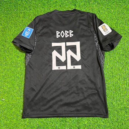 Oscar Bobb #22 Norway 2026 World Cup Away Black KIDS Football Jersey