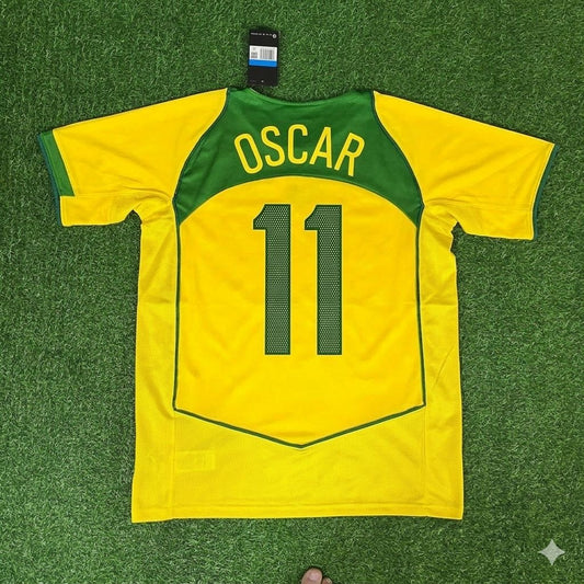 Oscar 11– Brasilien Retro Trikot – | Trikot | Maillot Fußballtrikot