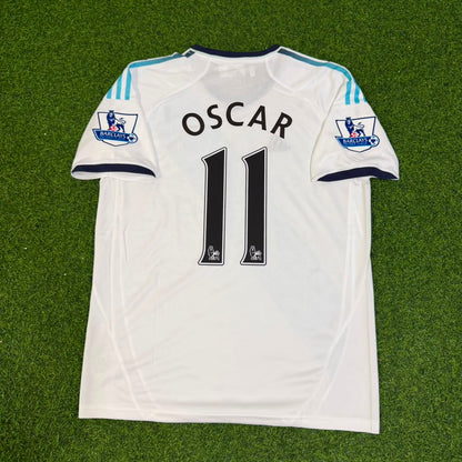 Oscar Chelsea 2012-2013 Retro White Football Jersey