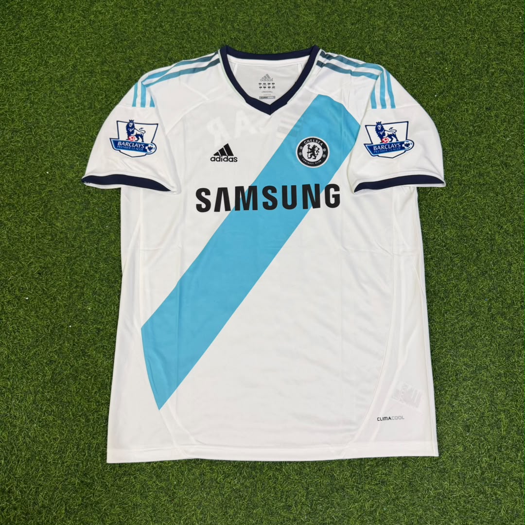 Oscar Chelsea 2012-2013 Retro White Football Jersey