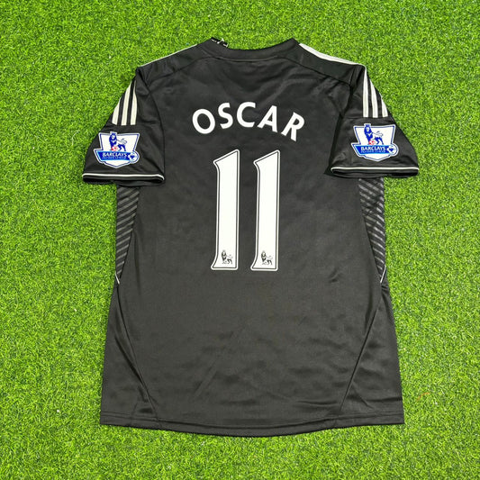Oscar Chelsea 2013-14 Black Retro Football Jersey Kit