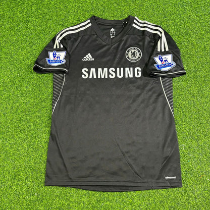 Oscar Chelsea 2013-14 Black Retro Football Jersey Kit