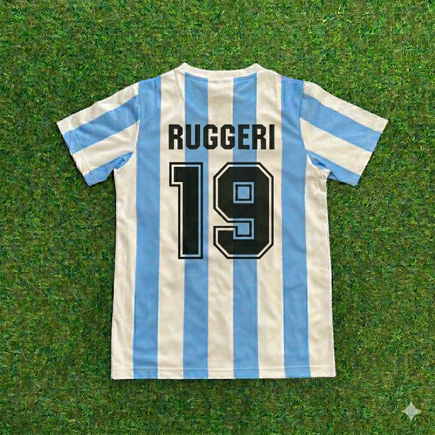 Oscar Ruggeri 19 – Argentinien 1986 Heimtrikot Retro-Fußballtrikot
