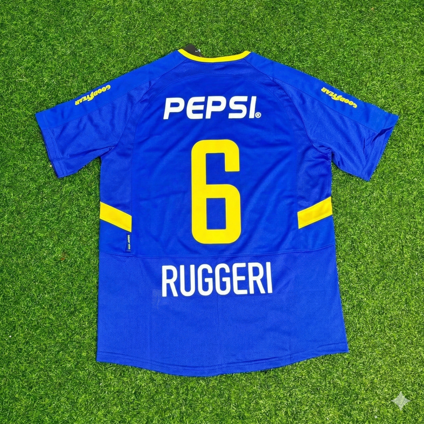 Oscar Ruggeri Boca Juniors Retro Jersey Maillot Trikot Maglia Soccer Shirt