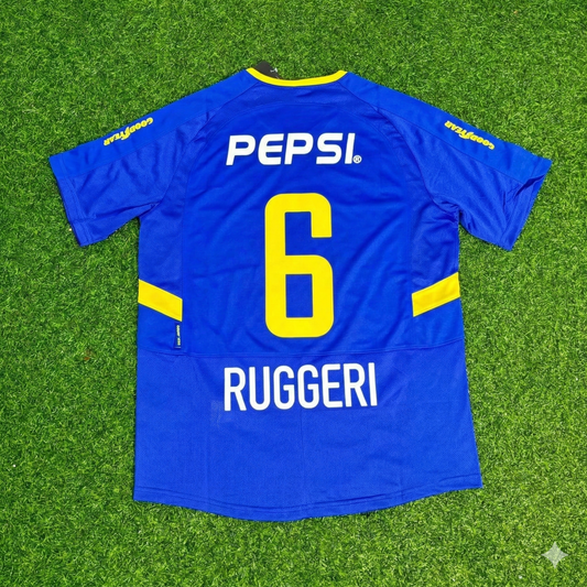 Oscar Ruggeri Boca Juniors Retro Jersey Maillot Trikot Maglia Soccer Shirt