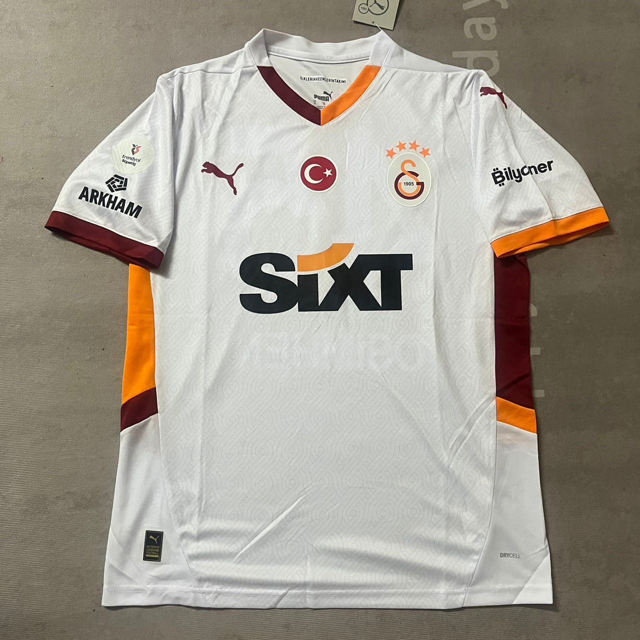 Galatasaray Osimhen UEFA Patch Yeni Sezon Beyaz White 2025 Season Trikot Forma