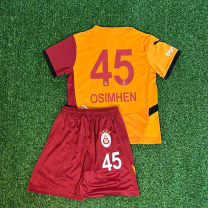 Victor Osimhen Galatasaray Kirmizi Cocuk Formasi KinderTrikot Kids Kit Set Maillot Enfant Soccer Shirt