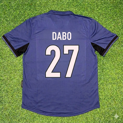 Ousmane Dabo #27 Inter Milan 1998-1999 Home Retro Football Jersey