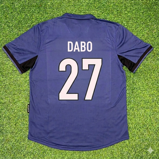 Ousmane Dabo #27 Inter Milan 1998-1999 Home Retro Football Jersey