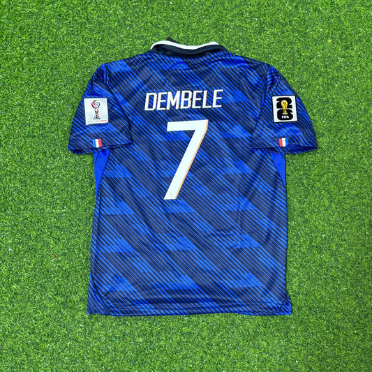 Ousmane Dembélé #7 France 2026 World Cup Home Blue Football Jersey