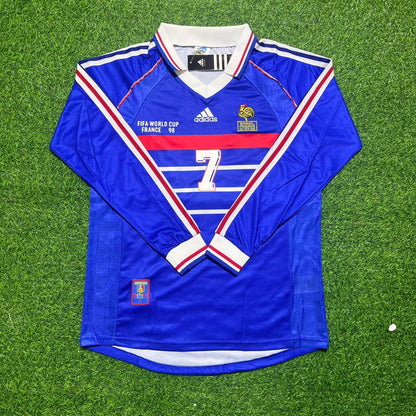 Ousmane Dembele France World Cup Retro Long Sleeve Football Jersey