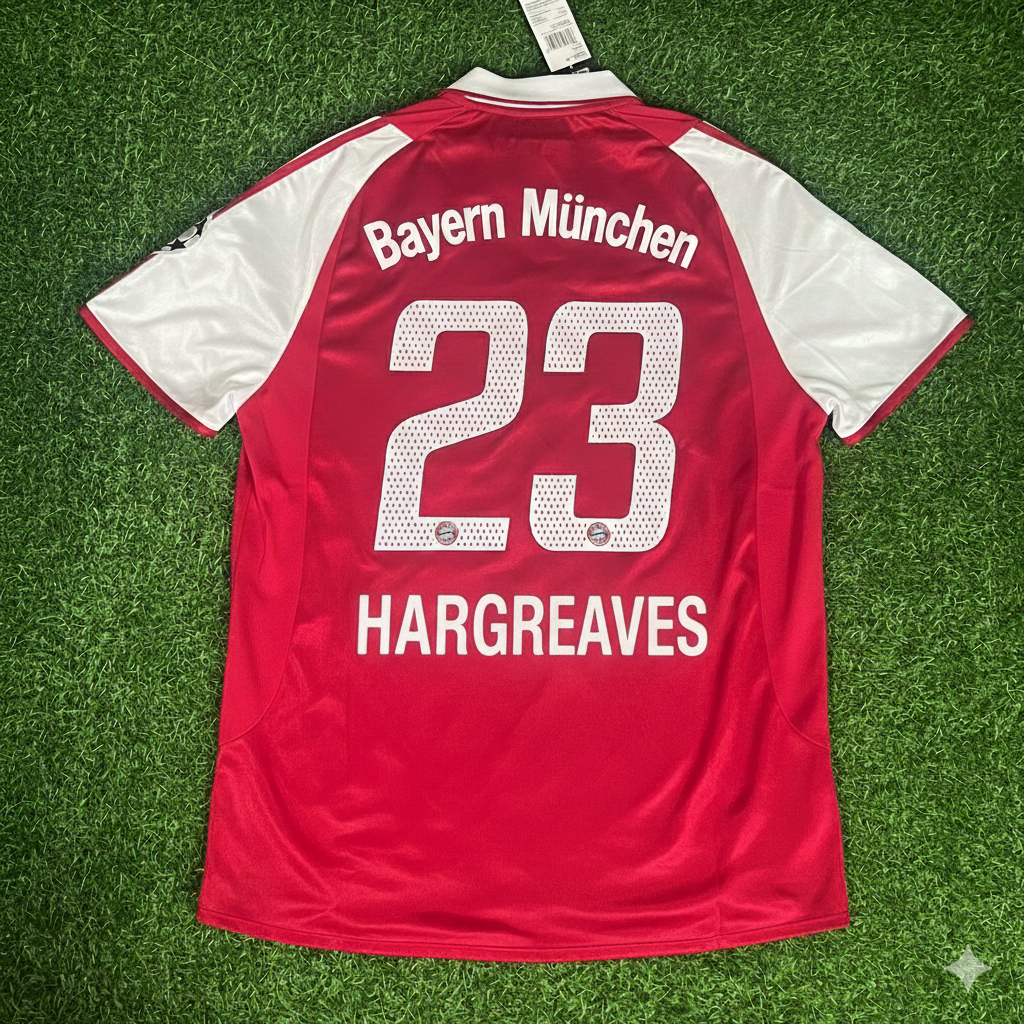 Owen Hargreaves 23 FC Bayern Munich 2003 2004 Retro Trikot Jersey Jersey Maillot Soccer Shirt